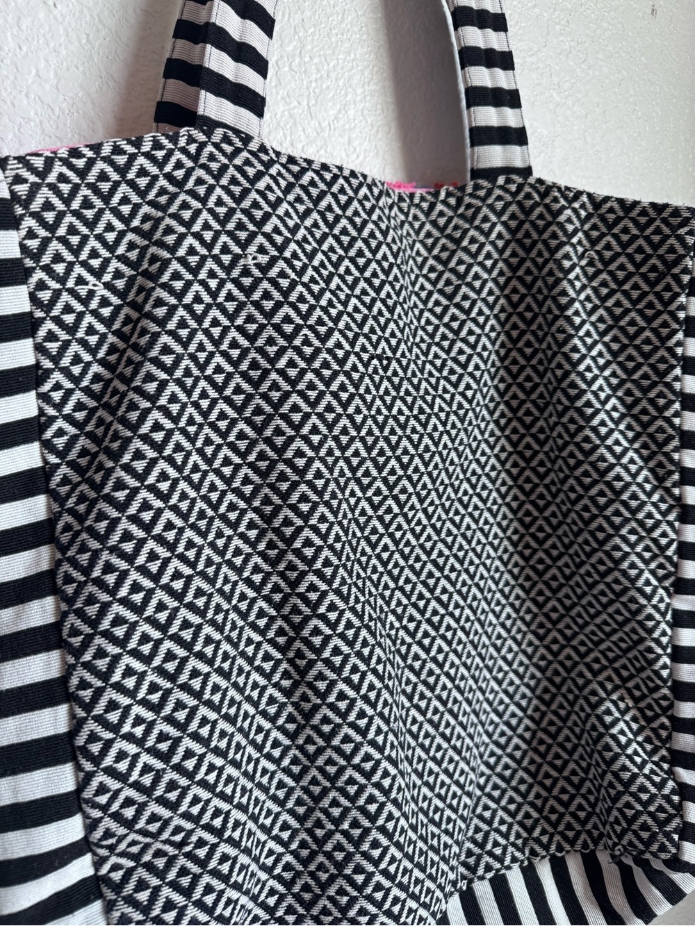 Colorful Geometirc Pattern Tote Bag - Picture 4 of 6